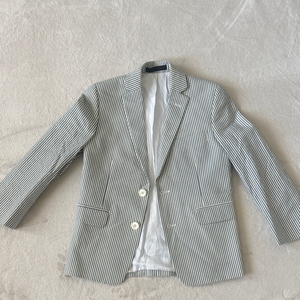 Lauren Ralph Lauren Kids Striped Blazer - Blue and white NWOT